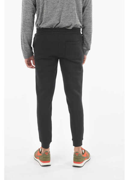 Pantaloni de trening Converse Solid Color Fleeced Cotton Unisex Joggers Black Barbati (BM 16473090) 2