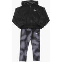 Bluze de trening Fleeced Cotton Hoodie And Leggings Set Baieti