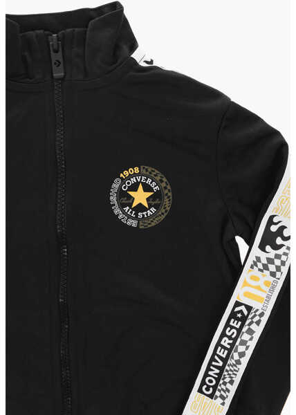 Pantaloni de trening Converse All Star Chuck Taylor Logoed Side Band Joggers And Sweatshir Black Baieti (BM 16473105) 3