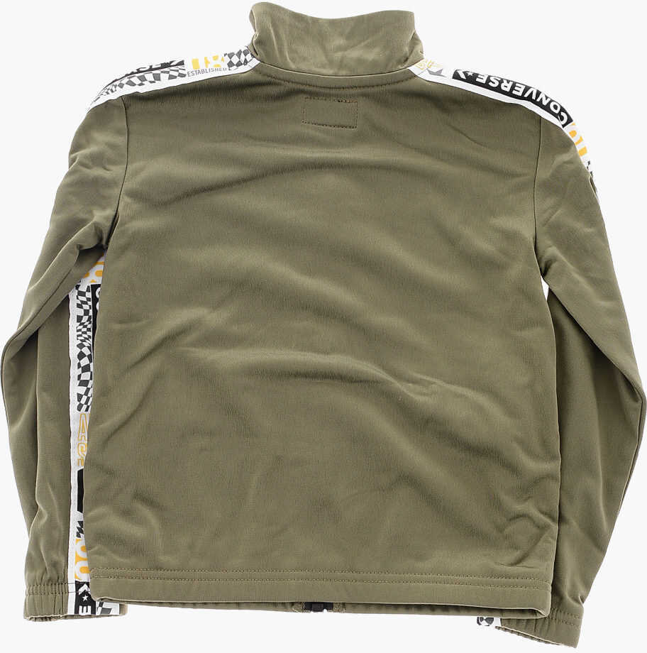 Pantaloni de trening Converse All Star Chuck Taylor Logoed Side Band Joggers And Sweatshir Military Green Baieti (BM 16473108) 4