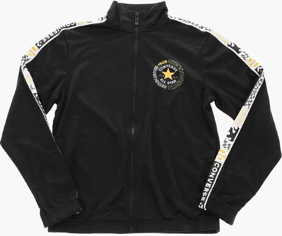 Pantaloni de trening Converse All Star Chuck Taylor Zipped Sweatshirt And Joggers Set Black Baieti (BM 16473111) 2