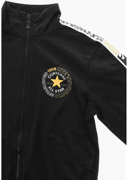 Pantaloni de trening Converse All Star Chuck Taylor Zipped Sweatshirt And Joggers Set Black Baieti (BM 16473111) 3