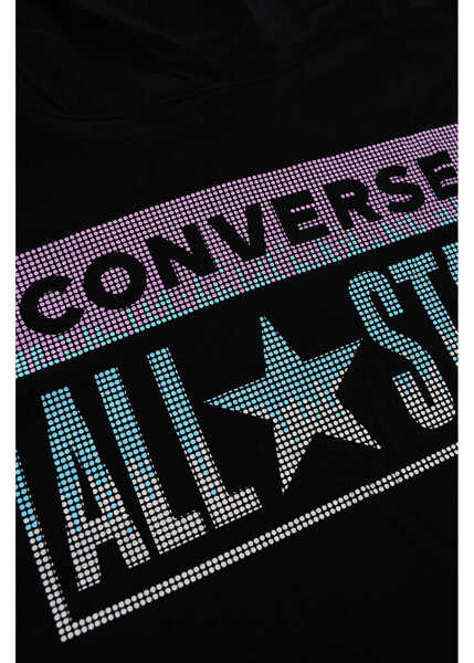 Pantaloni de trening Converse All Star Long Sleeve Hooded T-Shirt And Joggers Set Black Baieti (BM 16473120) 3