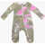 Nike Tie-Dye Effect Romper Suit With Zip Closure Pink