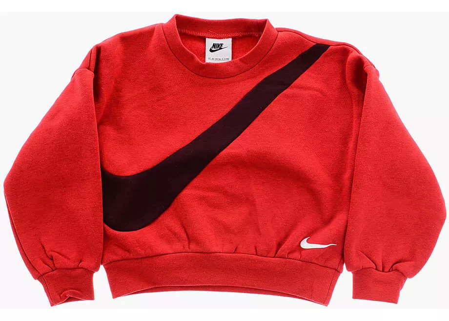 Pantaloni de trening Nike Oversized Joggers And Crew-Necjk Sweatshirt Swoosh Essentia Red Baieti (BM 16473162) 2