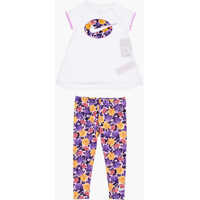 Tricouri Floral-Printed Leggings And Maxi T-Shirt Set Baieti