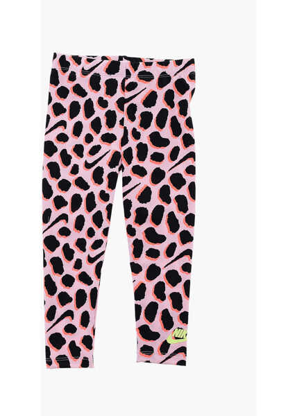 Tricouri Nike Animal Pattered Leggings And T-Shirt Set Gray Baieti (BM 16473171) 2