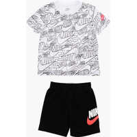 Tricouri All Over Printed Logo T-Shirt And Shorts Set Baieti
