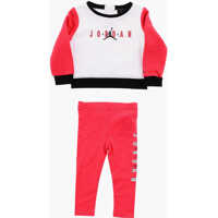 Salopete Air Jordan Legging And Fleeced-Cotton Crew-Neck Sweatshirt S Baieti