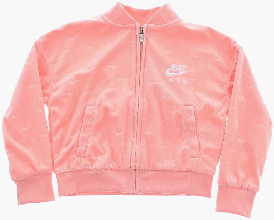 Salopete Nike Air Zip Closure Chenille Sweatshirt And Leggings Set Pink Baieti (BM 16473204) 2