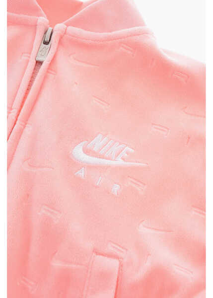 Salopete Nike Air Zip Closure Chenille Sweatshirt And Leggings Set Pink Baieti (BM 16473204) 3