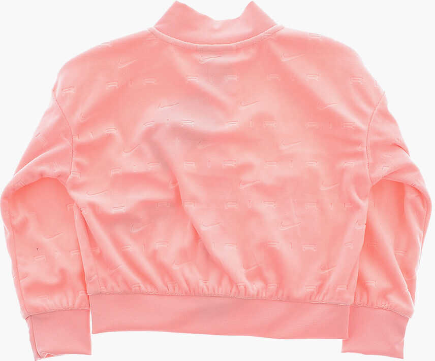 Salopete Nike Air Zip Closure Chenille Sweatshirt And Leggings Set Pink Baieti (BM 16473204) 4