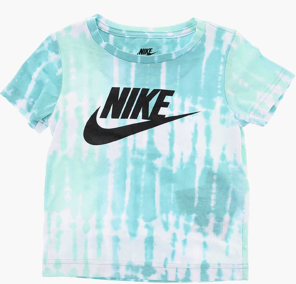 Tricouri Nike Tie-Dye Effect T-Shirt And Drawstring Waist Shorts Set Multicolor Baieti (BM 16473210) 2