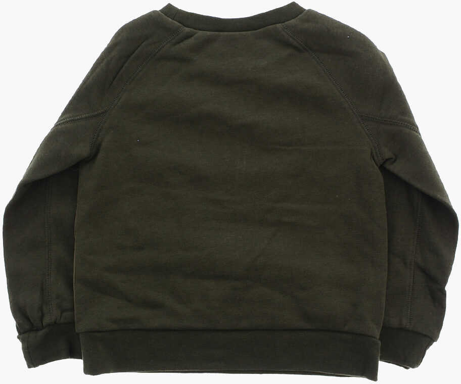 Salopete Nike Air Double-Layered Crew-Neck Sweatshirt And Brushed Cotton J Military Green Baieti (BM 16473213) 4