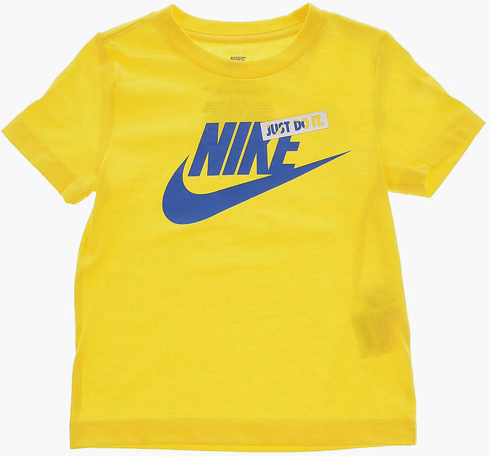 Tricouri Nike Fleeced Cotton Shorts And T-Shirt Set Blue Baieti (BM 16473222) 2