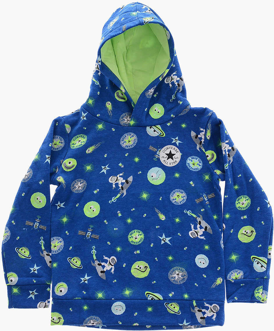 Bluze de trening Converse All Star Chuck Taylor All-Over Logo Hoodie And Joggers Set Blue Baieti (BM 16473228) 2
