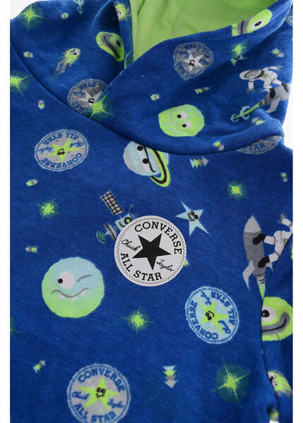 Bluze de trening Converse All Star Chuck Taylor All-Over Logo Hoodie And Joggers Set Blue Baieti (BM 16473228) 3