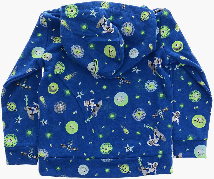 Bluze de trening Converse All Star Chuck Taylor All-Over Logo Hoodie And Joggers Set Blue Baieti (BM 16473228) 4