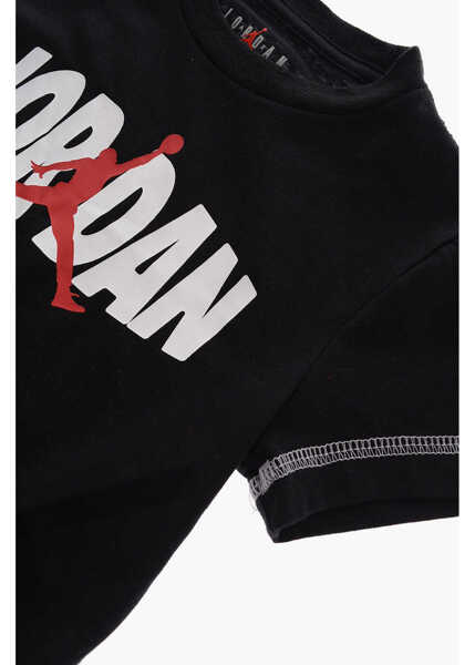 Tricouri Nike Air Jordan Logo Printed T-Shirt And Shorts Set Black Baieti (BM 16473249) 3