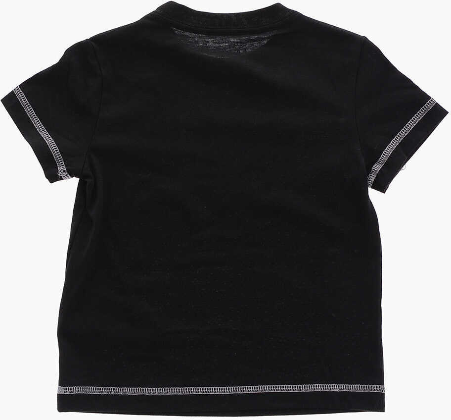 Tricouri Nike Air Jordan Logo Printed T-Shirt And Shorts Set Black Baieti (BM 16473249) 4