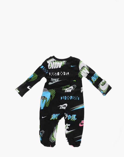 Salopete Nike All-Over Printed Logo Active Joy Rompersuit Black Baieti (BM 16473252) 3
