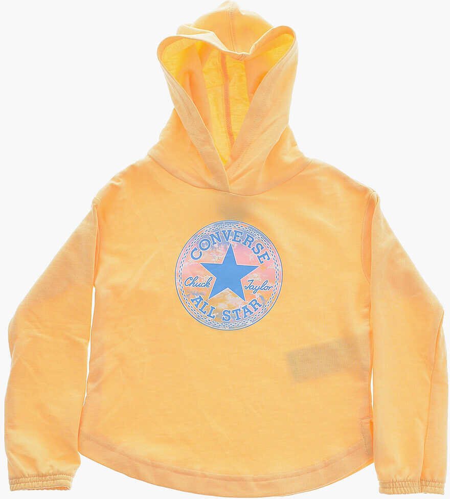 Cravate Converse All Star Chuck Taylor Tie Dye Effect Leggings And Sweatshirt Orange Baieti (BM 16473261) 2