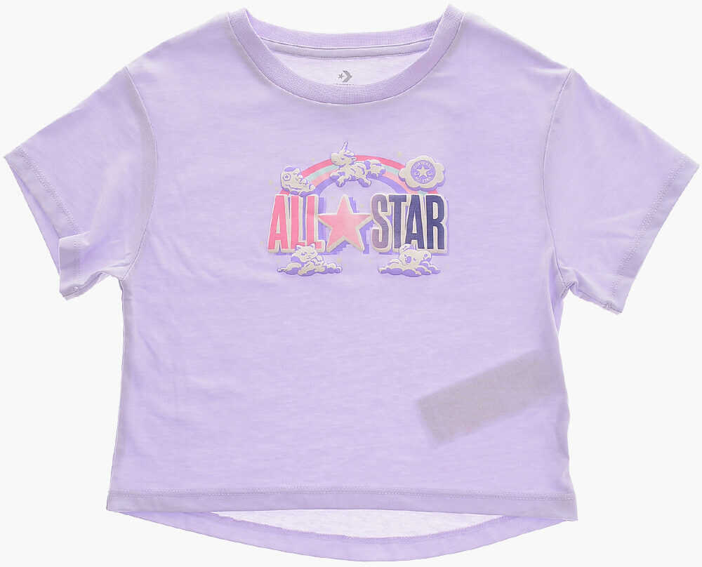 Tricouri Converse All Star Chuck Taylor Crew-Neck T-Shirt With Embossed Logo A Multicolor Baieti (BM 16473264) 2