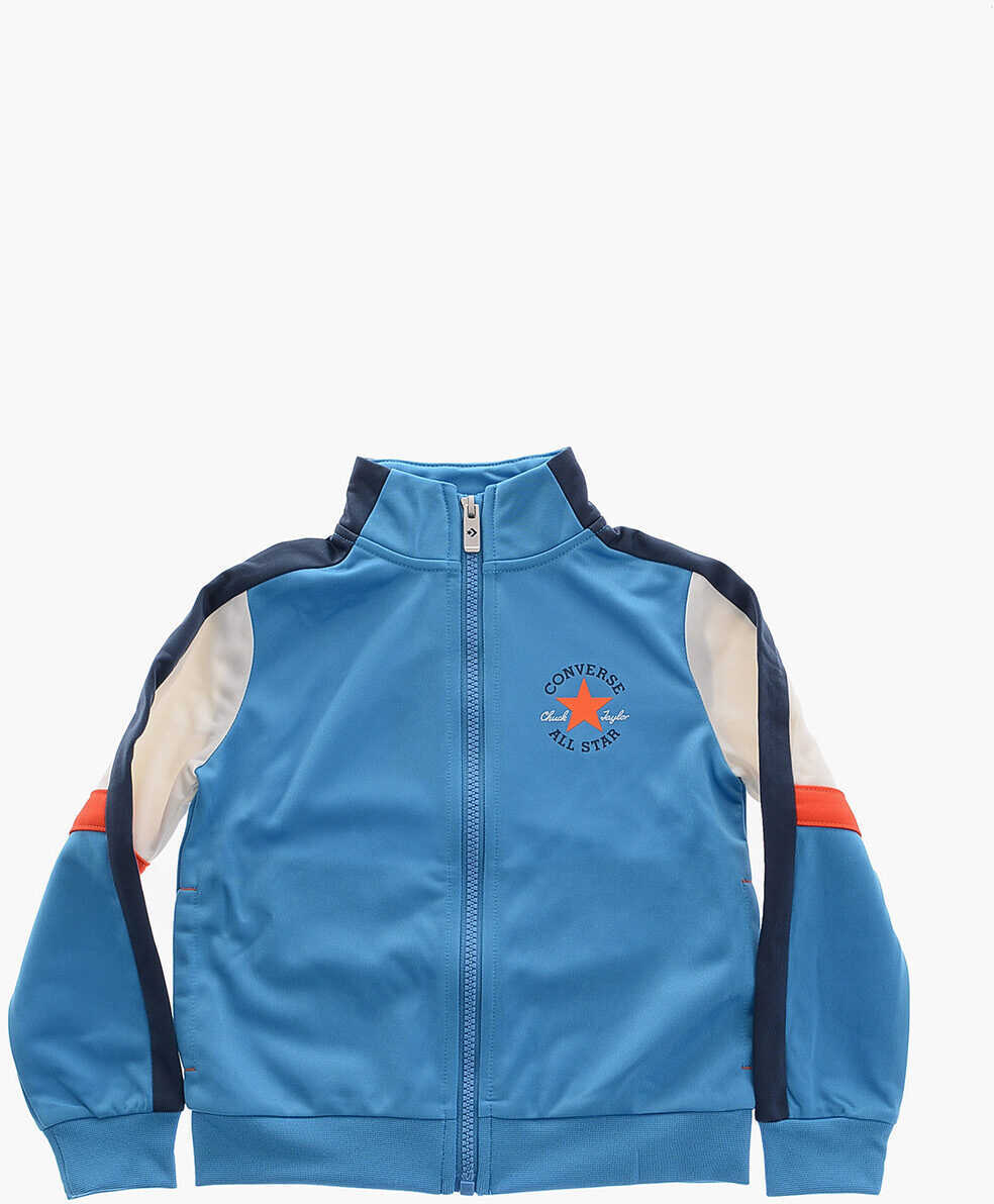 Pantaloni de trening Converse All Star Chuck Taylor Color Block Sweatshirt And Joggers Set Blue Baieti (BM 16473273) 2