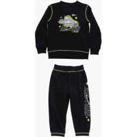 Pantaloni de trening Converse All Star Printed Crew-Neck Sweatshirt And Joggers Set