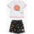 Converse All Star Chuck Taylor All-Over Printed Shorts And Crew-Neck Black & White