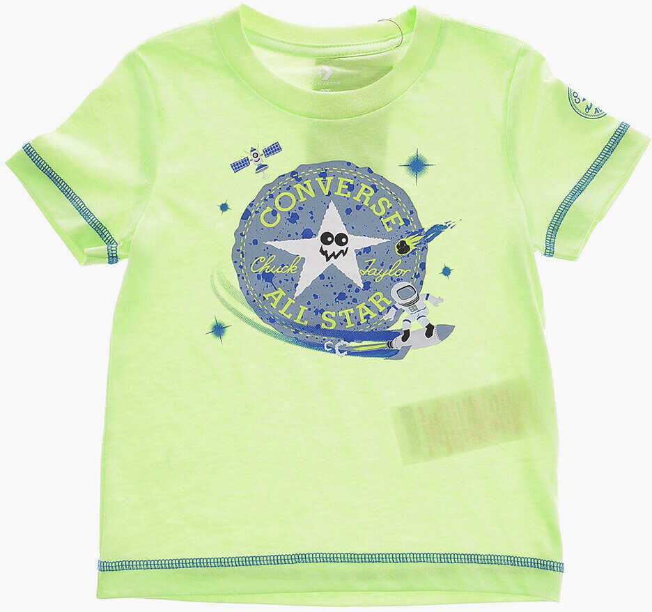 Tricouri Converse All Star Chuck Taylor Printed Shorts And T-Shirt Set Blue Baieti (BM 16473285) 2