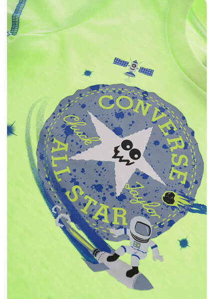 Tricouri Converse All Star Chuck Taylor Printed Shorts And T-Shirt Set Blue Baieti (BM 16473285) 3