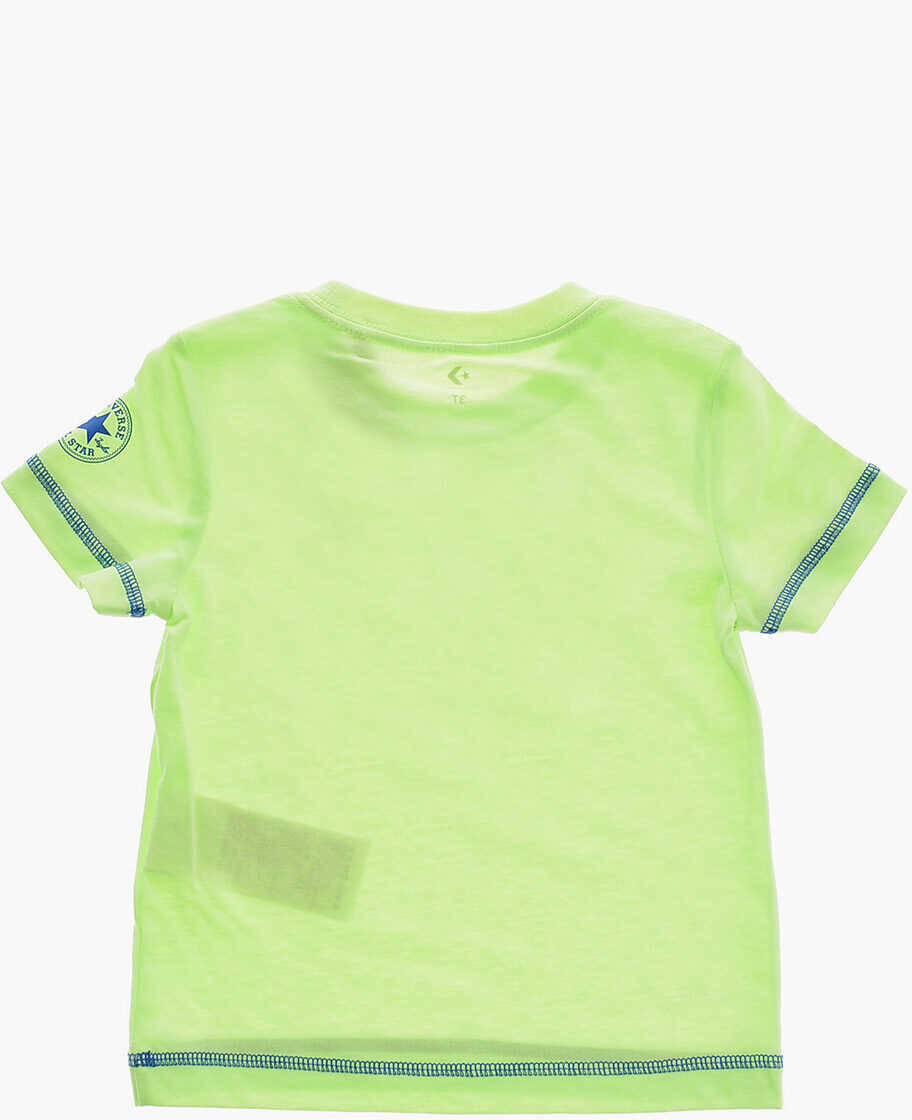 Tricouri Converse All Star Chuck Taylor Printed Shorts And T-Shirt Set Blue Baieti (BM 16473285) 4