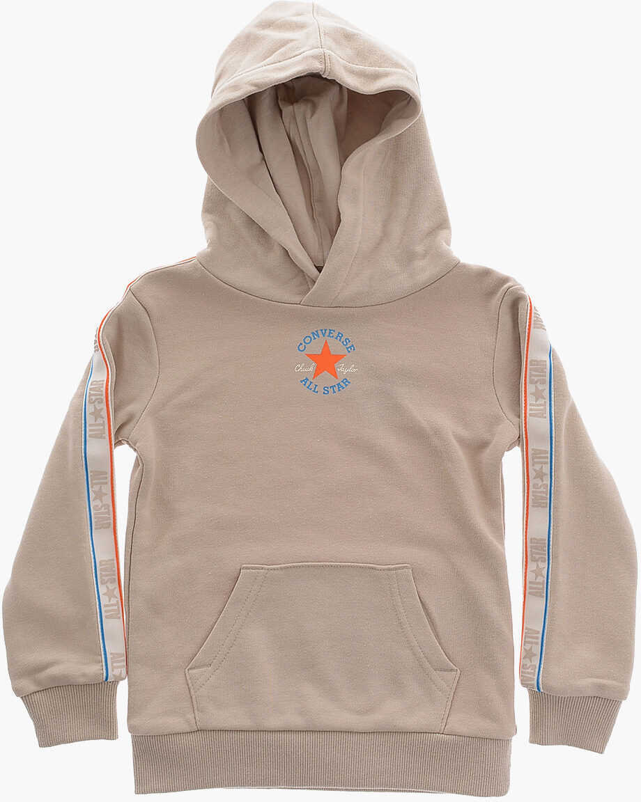 Bluze de trening Converse All Star Chuck Taylor Solid Color Hoodie And Joggers Set Wit Beige Baieti (BM 16473291) 2