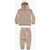Converse All Star Chuck Taylor Solid Color Hoodie And Joggers Set Wit Beige