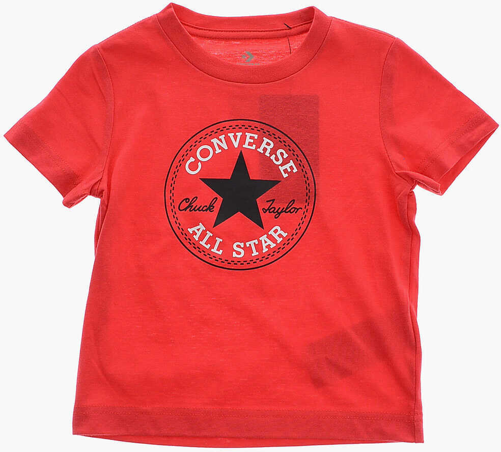 Tricouri Converse All Star Chuck Taylor Crew-Neck T-Shirt And Shorts Set Black Baieti (BM 16473297) 2