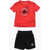 Converse All Star Chuck Taylor Crew-Neck T-Shirt And Shorts Set Black