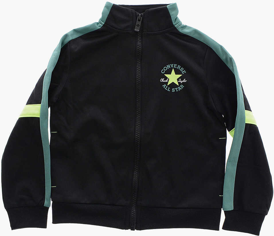 Pantaloni de trening Converse All Star Chuck Taylor Color Block Sweatshirt And Joggers Set Black Baieti (BM 16473303) 2