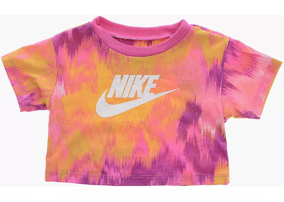 Tricouri Nike Crew-Neck T-Shirt And Shorts Set With Printed Logo Multicolor Baieti (BM 16473312) 2