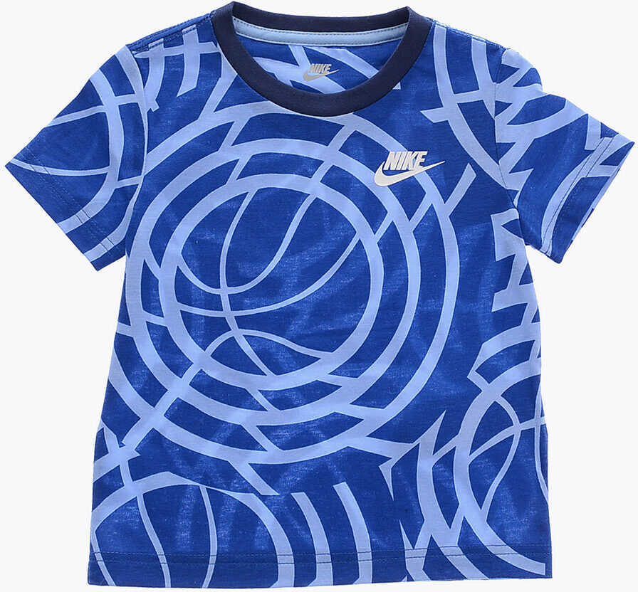 Tricouri Nike Printed T-Shirt And Shorts Set Blue Baieti (BM 16473321) 2