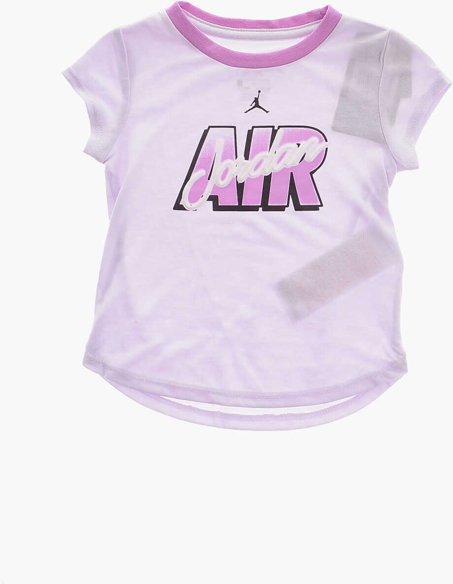 Tricouri Nike Air Jordan Logo Printed T-Shirt And Skort Set Violet Baieti (BM 16473327) 2