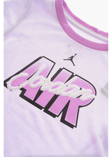 Tricouri Nike Air Jordan Logo Printed T-Shirt And Skort Set Violet Baieti (BM 16473327) 3