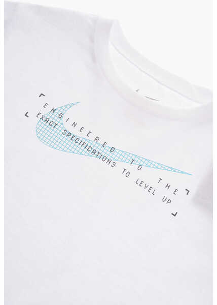 Tricouri Nike Crew-Neck T-Shirt And Stretch Leggings Set White Baieti (BM 16473330) 3