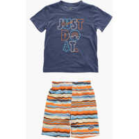 Tricouri Nike Striped Shorts And Crew-Neck T-Shirt Set