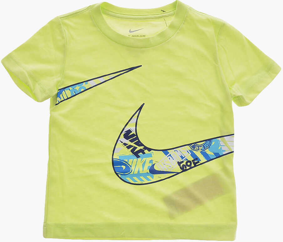 Tricouri Nike Mesh Shorts And Printed Crew-Neck T-Shirt Set Blue Baieti (BM 16473348) 2