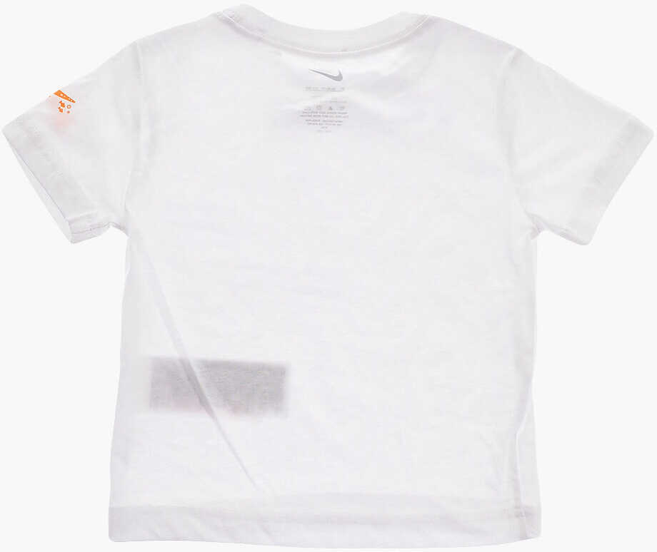 Tricouri Nike Contrasting Side Bands And Crew-Neck T-Shirt Set Orange Baieti (BM 16473354) 4