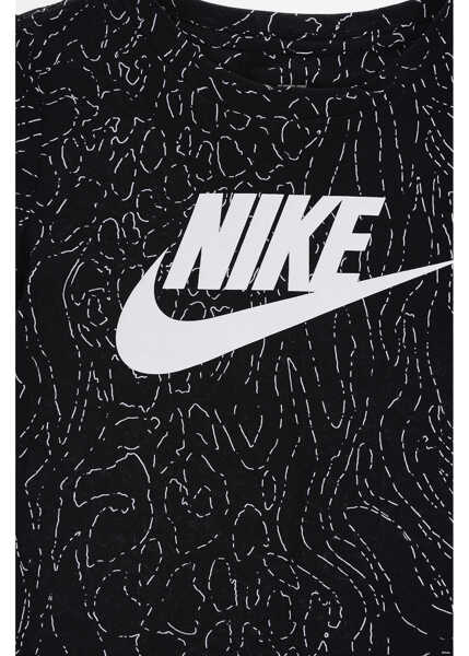 Tricouri Nike Logo Printed T-Shirt And Shorts Set Black Baieti (BM 16473360) 3