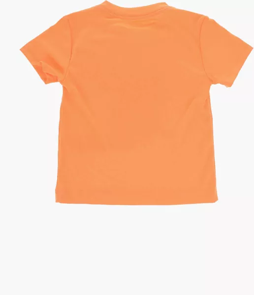 Tricouri Nike Dri-Fit T-Shirt And Shorts Set With Print Orange Baieti (BM 16473363) 4
