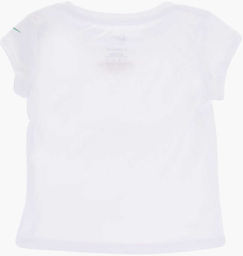 Tricouri Nike Dri-Fit T-Shirt And Checked Shorts Set White Baieti (BM 16473378) 4