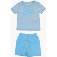 Tricouri Nike Crew-Neck T-Shirt And Shorts Set With Printed Logo